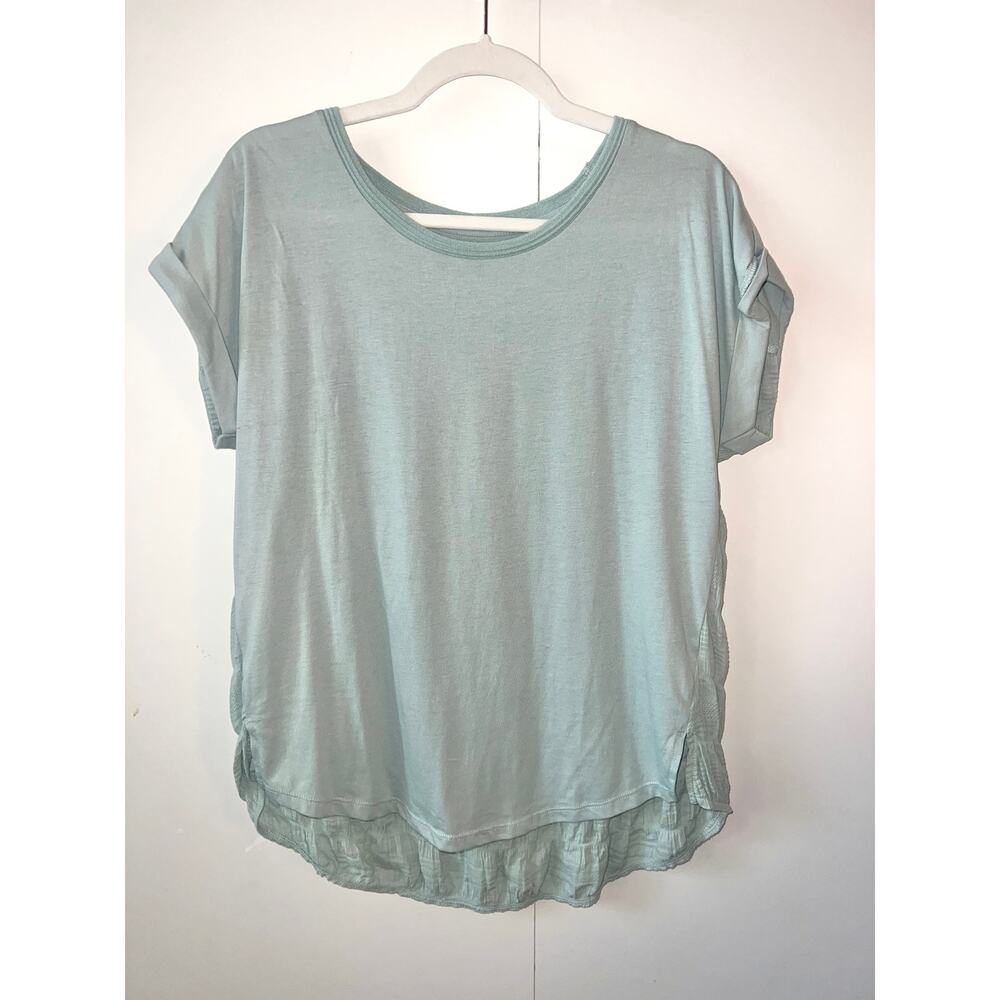 Good Hart S High Low Tunic Top Oversided Seafoam Fall Layering Lagenlook Coastal